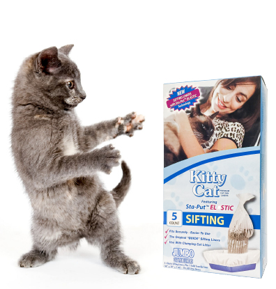 Sifting Elastic Kitty Cat Liners